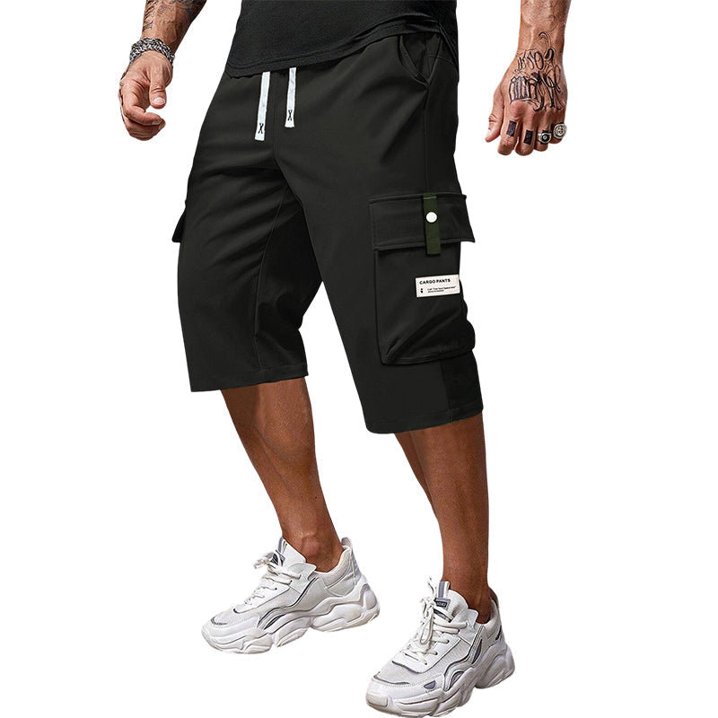 💥LAST DAY SALE 49% OFF !!📢Men's Casual Drawstring Capri Cargo Pants