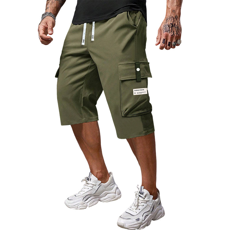 💥LAST DAY SALE 49% OFF !!📢Men's Casual Drawstring Capri Cargo Pants