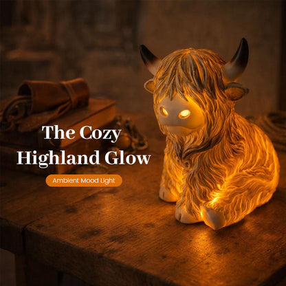 🎁New arrival 49% OFF💥Cute Highland Cow Night Light