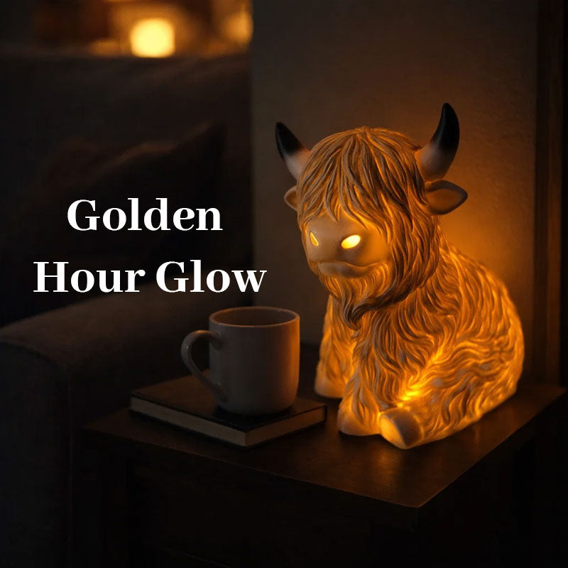 🎁New arrival 49% OFF💥Cute Highland Cow Night Light