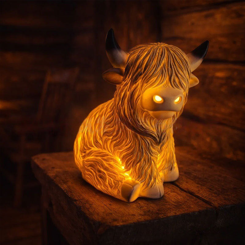 🎁New arrival 49% OFF💥Cute Highland Cow Night Light