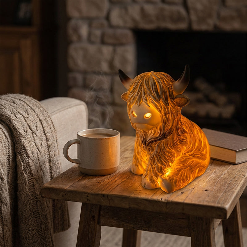 🎁New arrival 49% OFF💥Cute Highland Cow Night Light