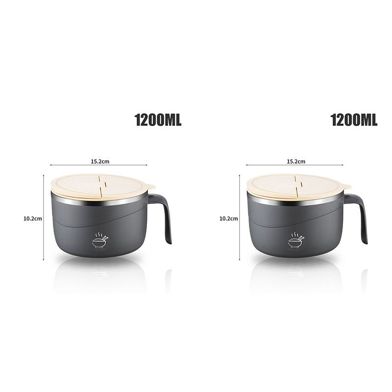 304 Stainless Steel Insulated Ramen Bowl
