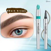 BUY 1 GET 1 FREE🌟3D Waterproof Microblading Eyebrow Pen 4 Fork Tip Tattoo Pencil
