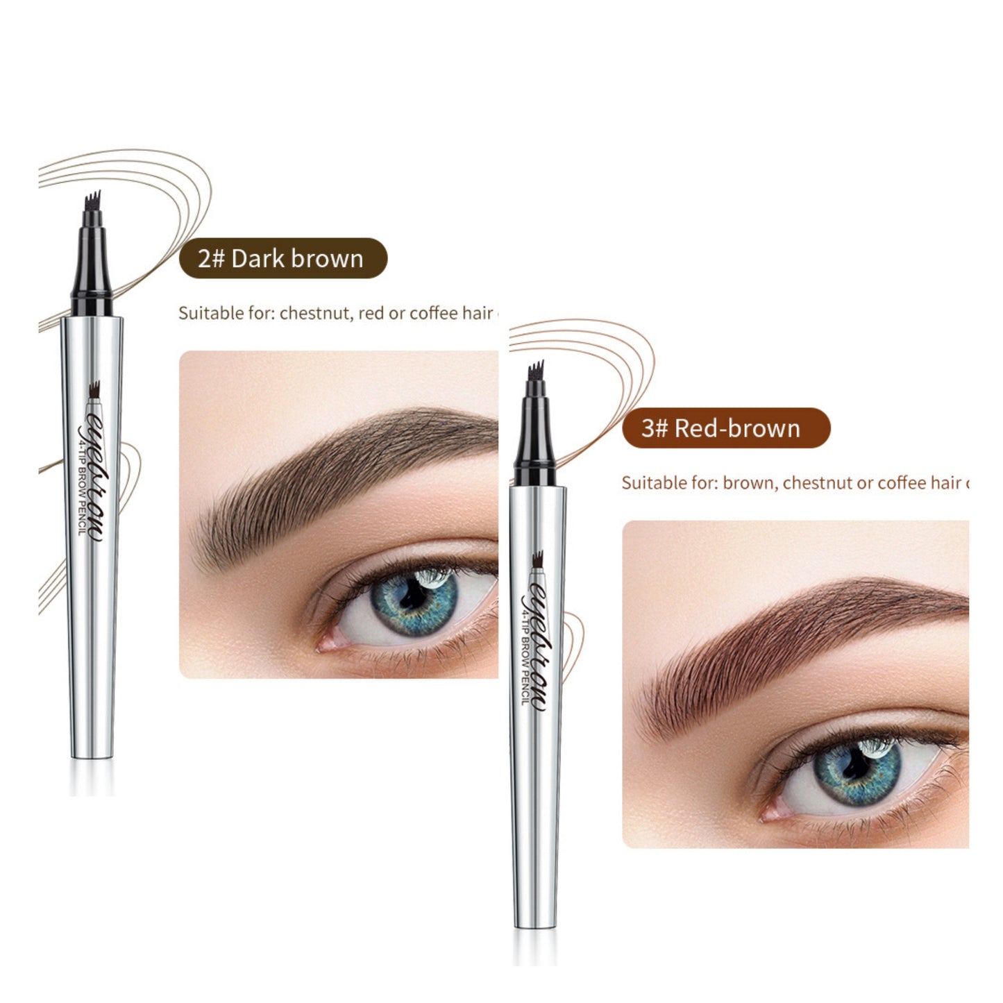 BUY 1 GET 1 FREE🌟3D Waterproof Microblading Eyebrow Pen 4 Fork Tip Tattoo Pencil