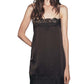 New Fashionable Sexy Lady Satin Lace Blouse Elegant Sleeveless Cami