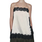 New Fashionable Sexy Lady Satin Lace Blouse Elegant Sleeveless Cami