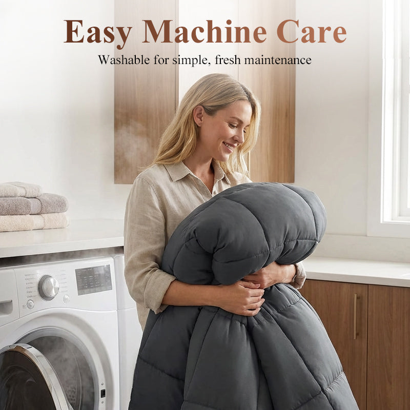 Lightweight & Breathable Quilted Duvet Insert