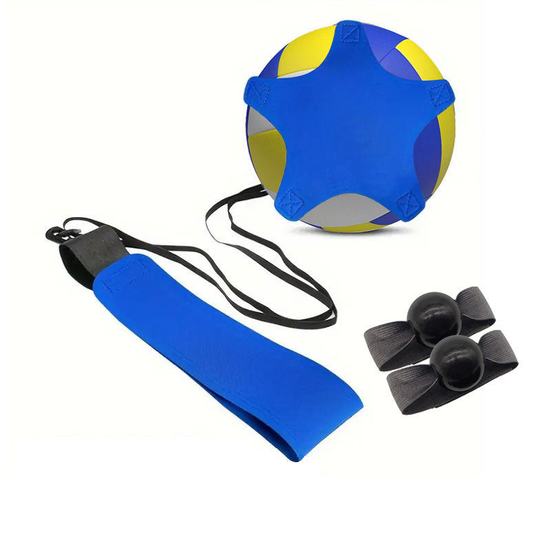 🏐✨ Volleyball Training Aid with Elastic Cord – 50% OFF! Solo serve & spike practice, adjustable waist belt, 2 hand trainers – improve form fast. 🎯