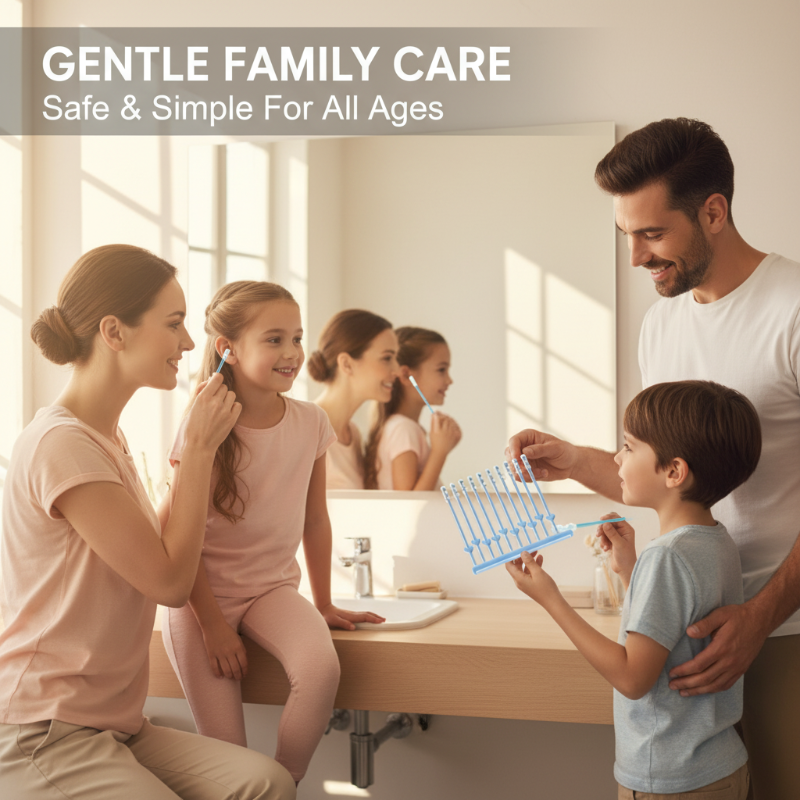 Gentle Adhesive Ear Wax Remover Sticks