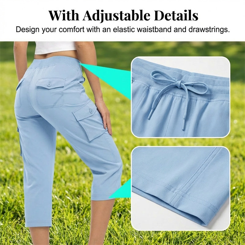 💥✨Limited-time 49% Off ✨Women's Lightweight Cargo Capris🌿 Adventure-Ready Comfort And Style 🌿