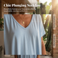 Women's Oversized V-Neck Casual Jumpsuit