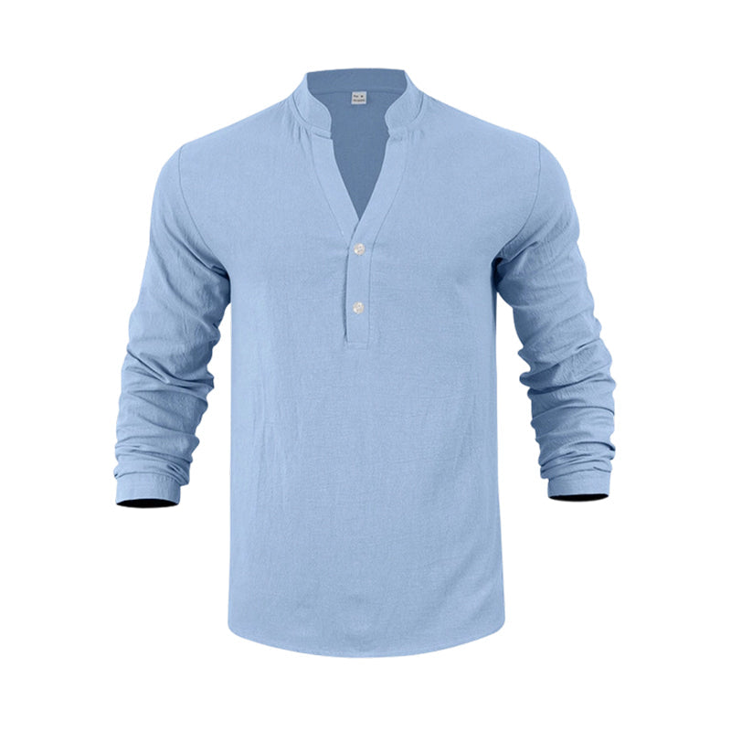 🔥2026 New Style🔥Men's Classic Henley Tee – Lightweight Casual Top for Spring Summer & Fall