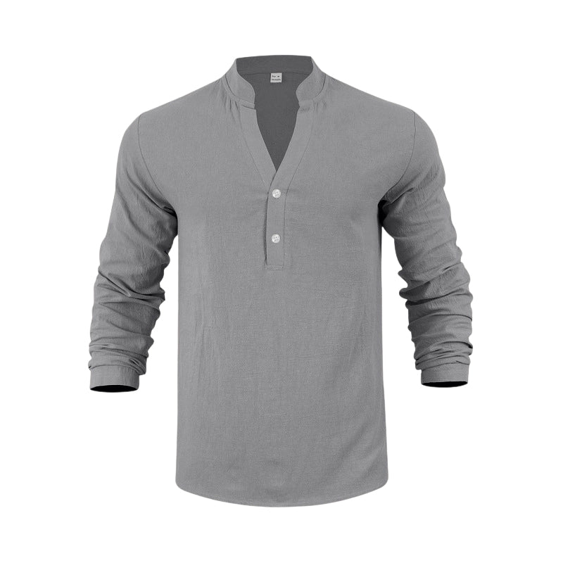 🔥2026 New Style🔥Men's Classic Henley Tee – Lightweight Casual Top for Spring Summer & Fall
