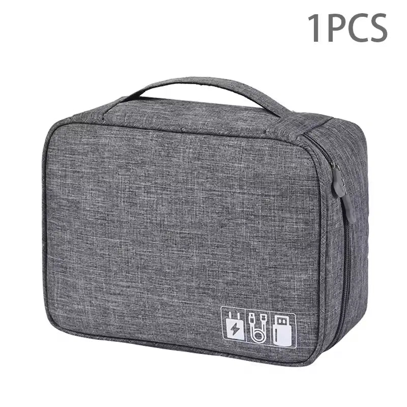 Portable Waterproof Cable Organizer Bag