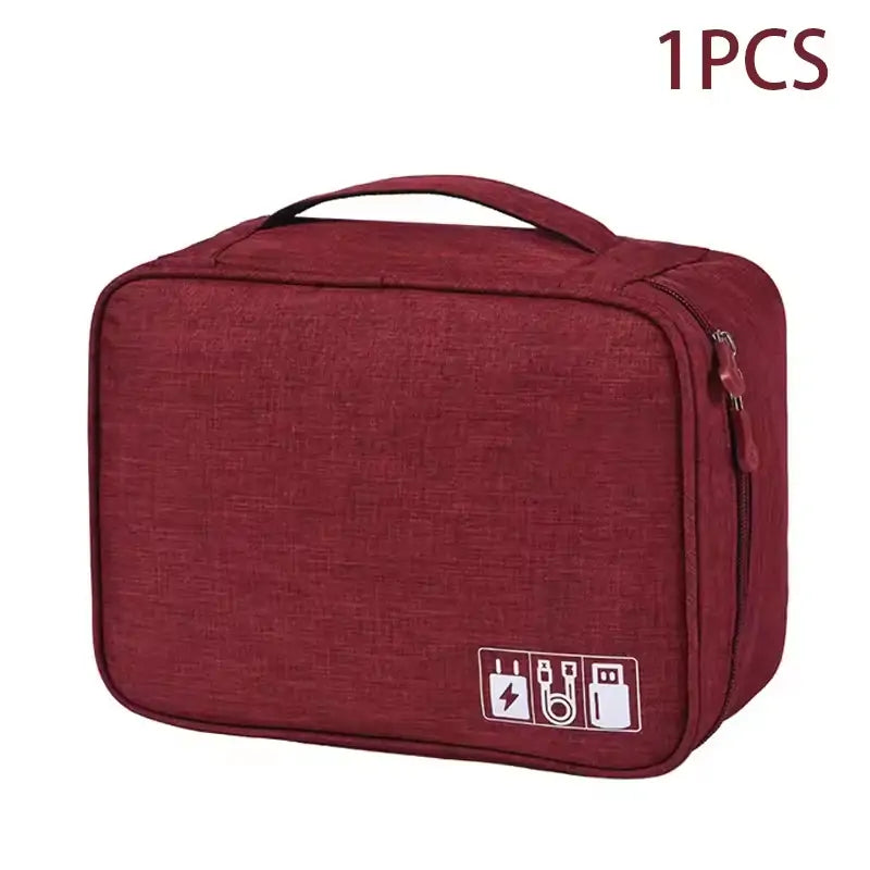 Portable Waterproof Cable Organizer Bag
