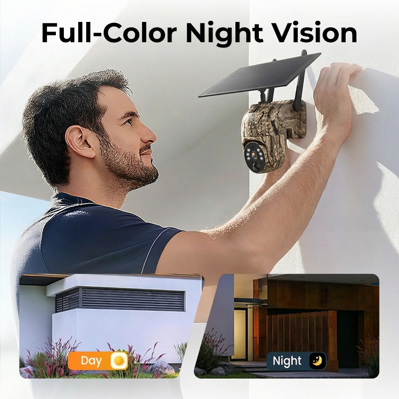 🏠⚡ 50% OFF! 4MP Solar PTZ Camera – 355° pan & tilt, eliminates blind spots. Built-in battery, solar rechargeable. Two-way talk, instant alerts. Tough enough for any weather. 🌧️🛡️