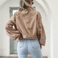 🎁New arrival 50% OFF💥 Women's Cropped Corduroy Jacket with Balloon Sleeves