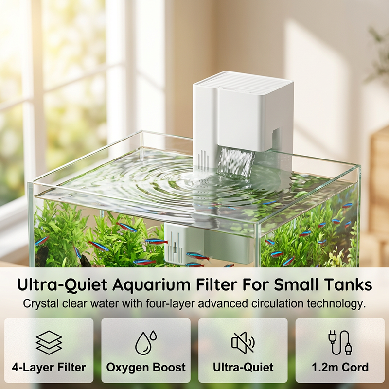 Ultra-Quiet Hang-On Back Aquarium Filter