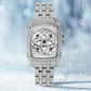 Women's Rhinestone-Encrusted Quartz Wristwatch