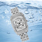 Women's Rhinestone-Encrusted Quartz Wristwatch