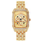 Women's Rhinestone-Encrusted Quartz Wristwatch