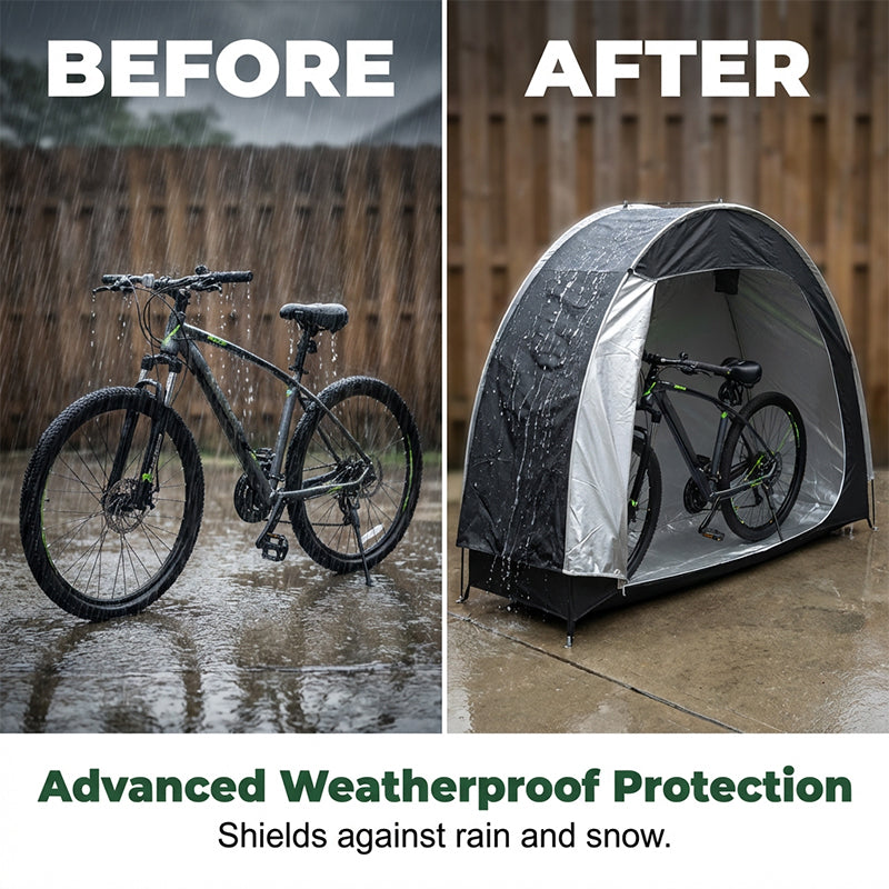 ✨ Heavy-Duty Outdoor Bike Storage Tent - Waterproof & UV-Protected ✨