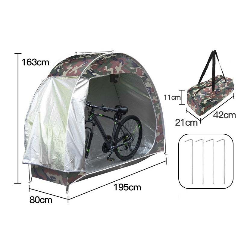 ✨ Heavy-Duty Outdoor Bike Storage Tent - Waterproof & UV-Protected ✨