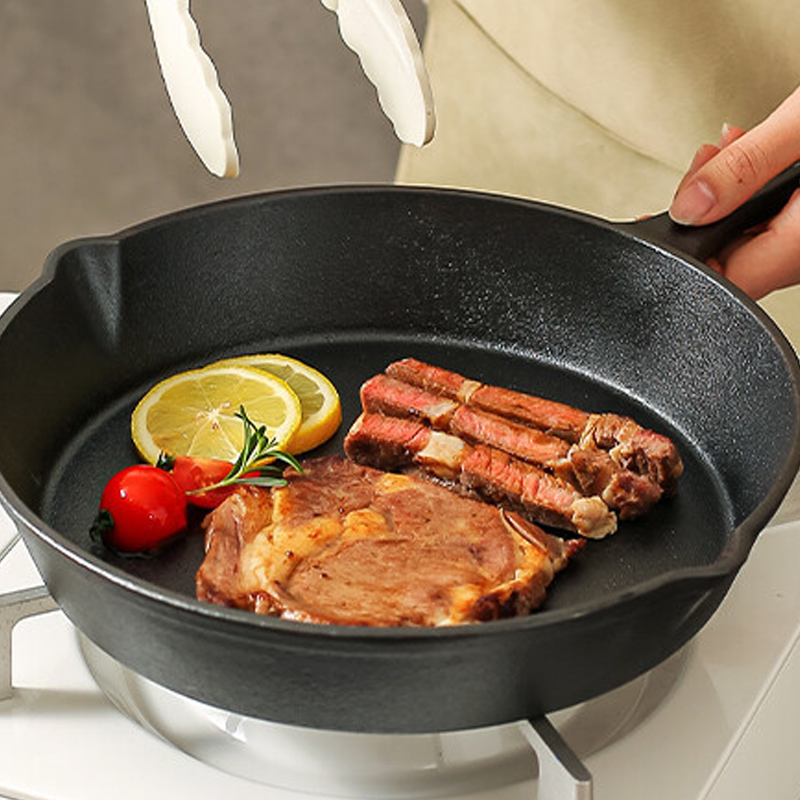 ⏳Limited-time 50% off⏰Non-Stick Cast Iron Frying Pan🍳🥘🍲
