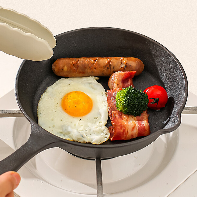 ⏳Limited-time 50% off⏰Non-Stick Cast Iron Frying Pan🍳🥘🍲