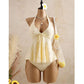 Women’s Peplum Halter Tankini Set