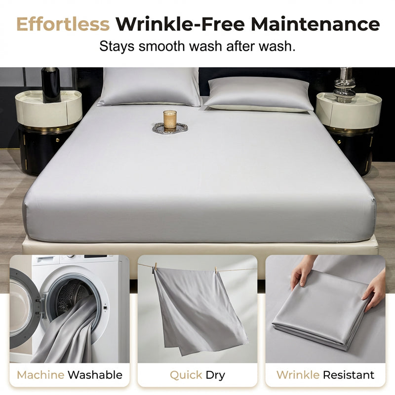 📢📢50% OFF !! & FREE SHIPPING ⏰Premium Cooling Fitted Sheet Set