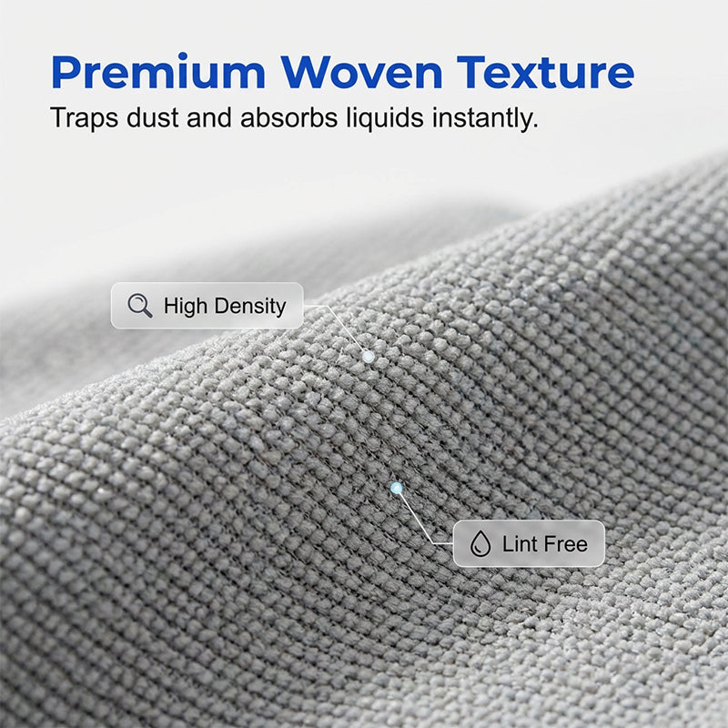 High-quality microfiber cloth for eyeglasses and screens