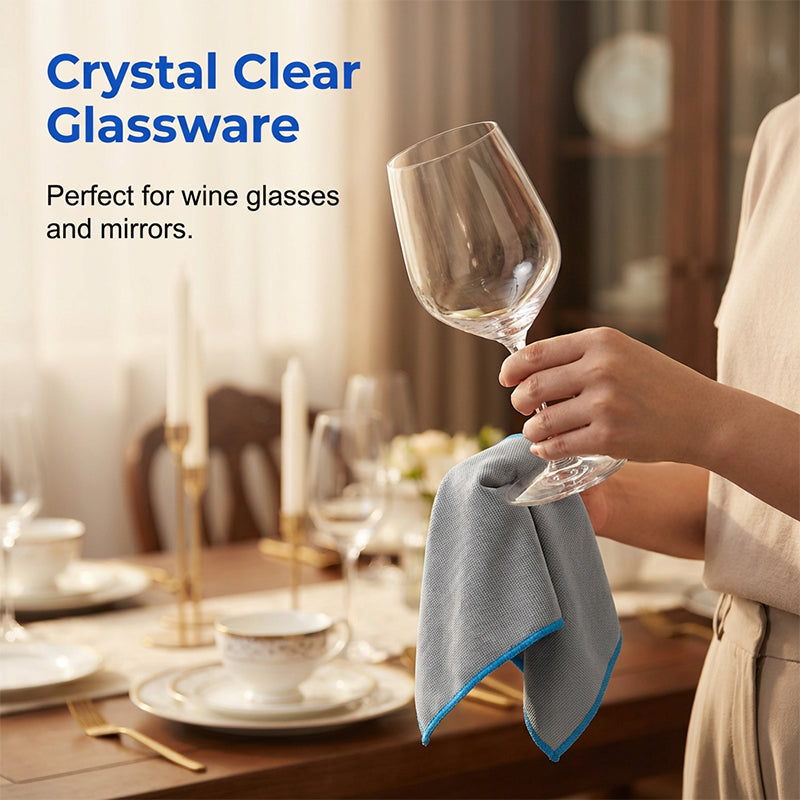High-quality microfiber cloth for eyeglasses and screens