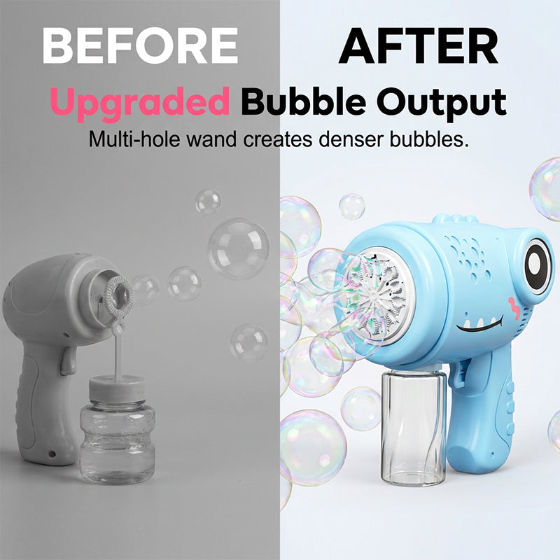 Kids' Cute Dinosaur Bubble Machine Toy