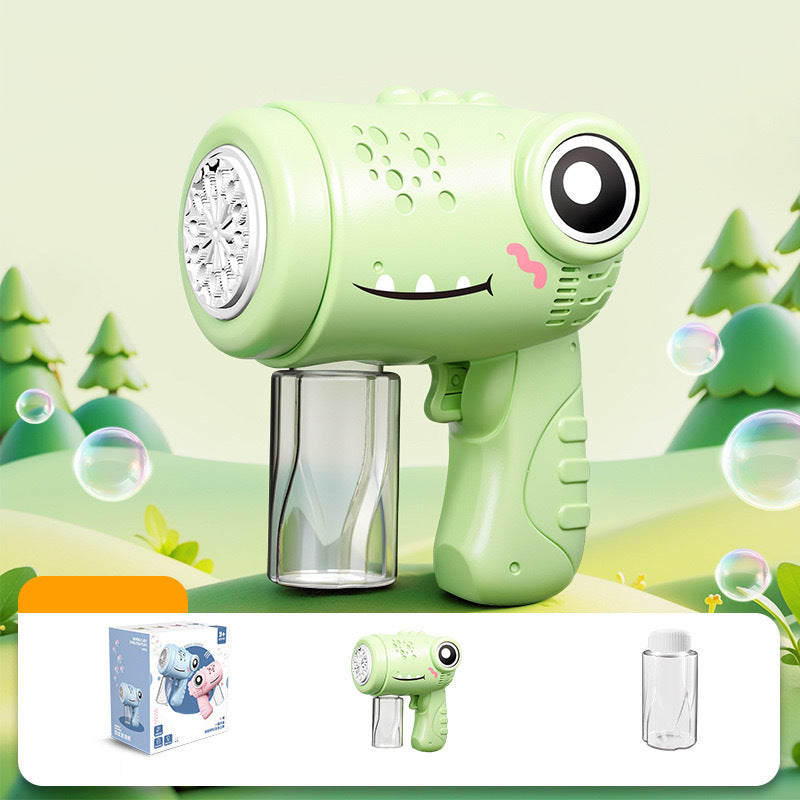 Kids' Cute Dinosaur Bubble Machine Toy