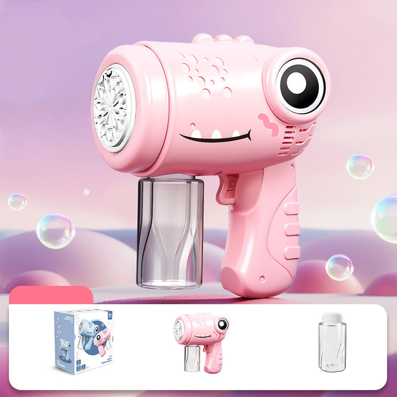 Kids' Cute Dinosaur Bubble Machine Toy