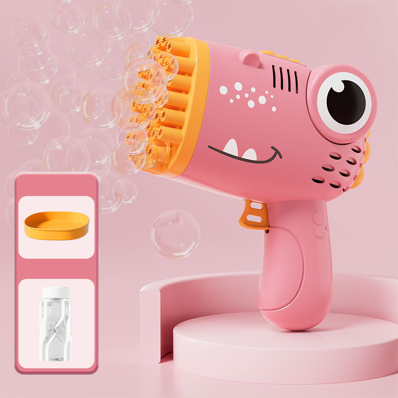 Kids' Cute Dinosaur Bubble Machine Toy