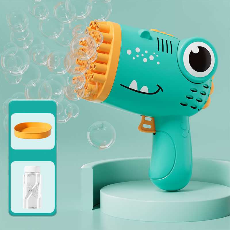 Kids' Cute Dinosaur Bubble Machine Toy