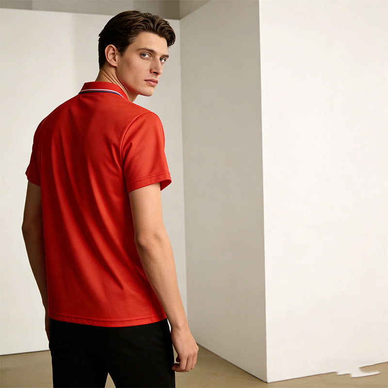 👕 50% OFF NOW! 👔 Men's Classic Short-Sleeve Collared Shirt Set – Tipped Collar, Breathable Fabric & Multi-Pack Value ✨