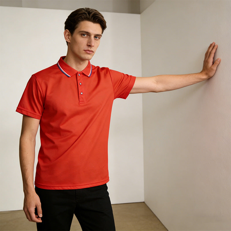 👕 50% OFF NOW! 👔 Men's Classic Short-Sleeve Collared Shirt Set – Tipped Collar, Breathable Fabric & Multi-Pack Value ✨