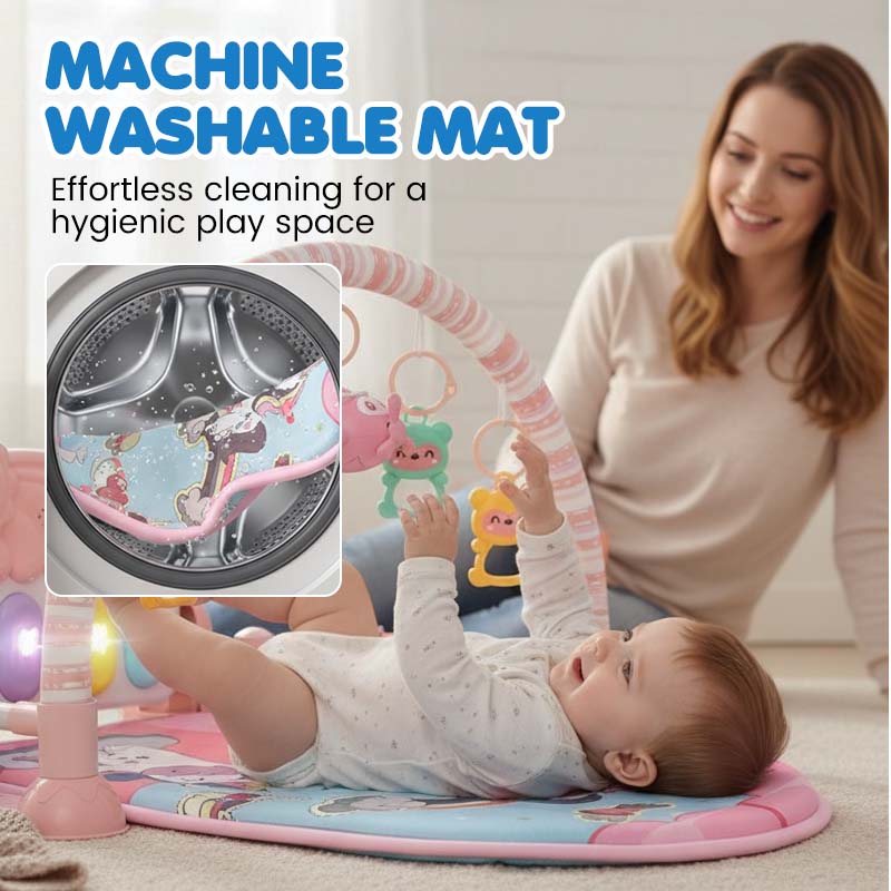 🥳 2026 HOT SALE 🥳💞 50K+ SOLD! 💥 50% OFF! 🔥 3-in-1 Baby Musical Piano Play Mat – Touch-Sensitive Keys, Animal Sounds & Perfect for Tummy Time, Sitting & Toddler Play 🎹✨