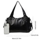 Women's Punk Style Studded Decor Tote Bag