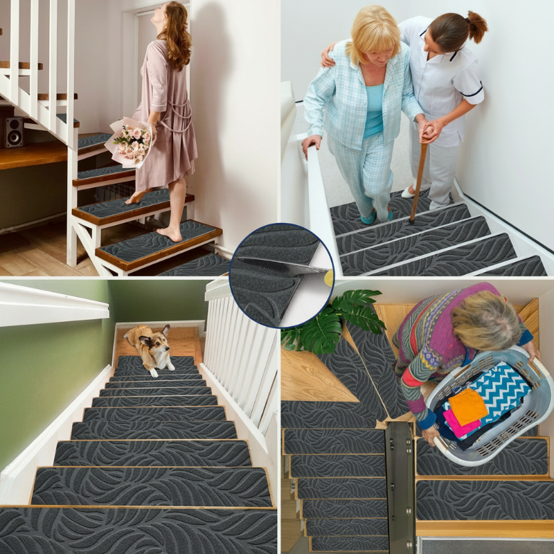 Self-Adhesive Anti-Slip Stair Tread Pads