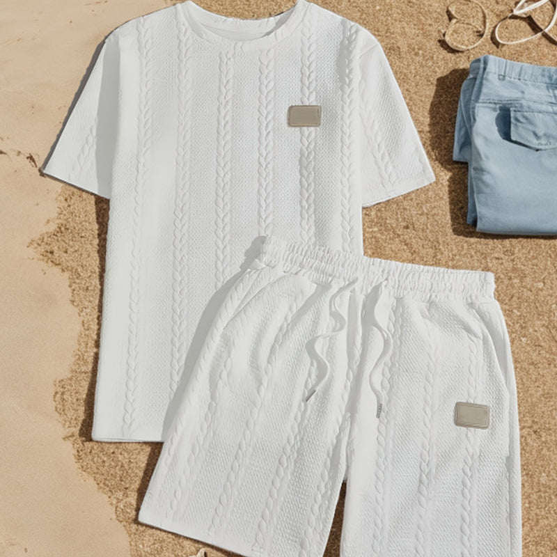 🥳SUMMER HOT SALE🥳💞50K+ SOLD!💥40% OFF! 🔥Men’s Casual Solid-Color Two-Piece Loungewear Set