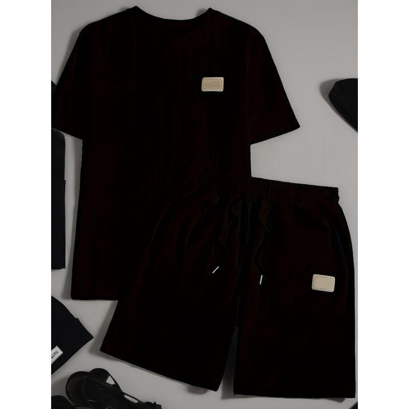 🥳SUMMER HOT SALE🥳💞50K+ SOLD!💥40% OFF! 🔥Men’s Casual Solid-Color Two-Piece Loungewear Set