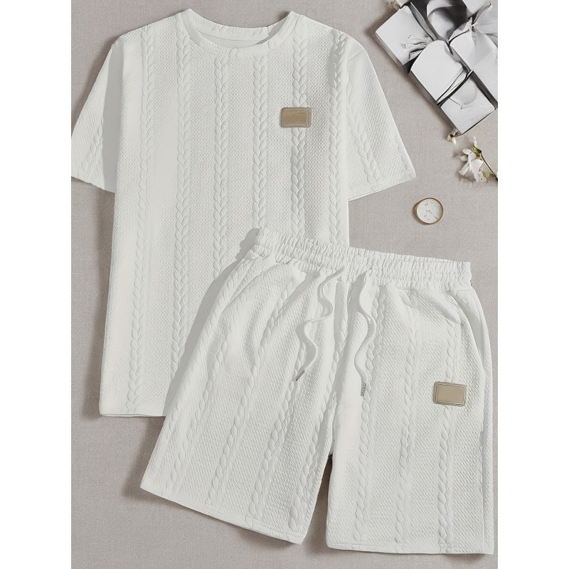 🥳SUMMER HOT SALE🥳💞50K+ SOLD!💥40% OFF! 🔥Men’s Casual Solid-Color Two-Piece Loungewear Set
