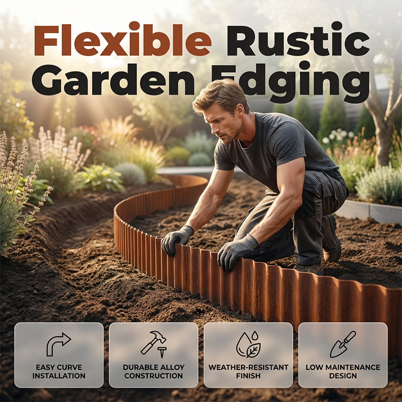 Corrugated Garden Edging Border