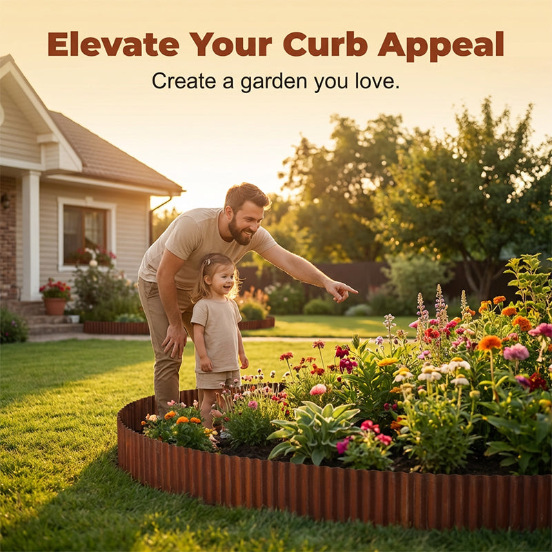 Corrugated Garden Edging Border