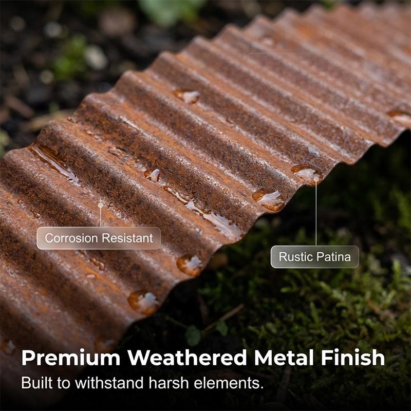 Corrugated Garden Edging Border